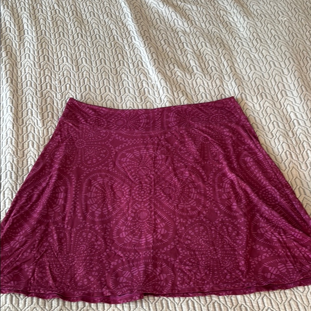 Patagonia Purple A-line Mini Skirt Work